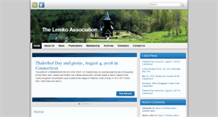 Desktop Screenshot of lemkoassociation.org